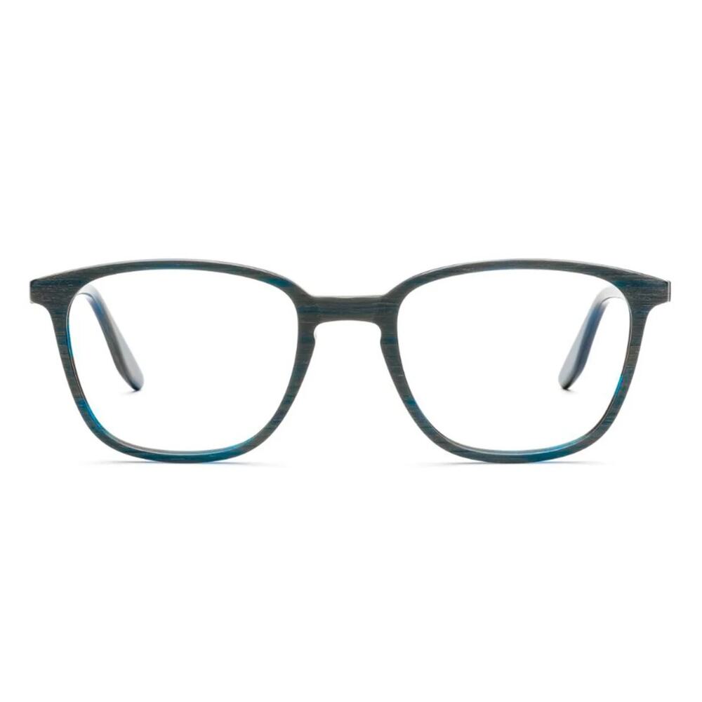 NW 77TH 1032 BLUE BLACK HORN FRAMES EYEGLASSES 50-21-142